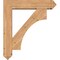 Ekena Millwork Westlake Arts and Crafts Smooth Bracket w/ Offset Brace, Western Red Cedar, 7 1/2"W x 34"D x 38"H BKT0806X34X38WTL03SWR - alternate 2